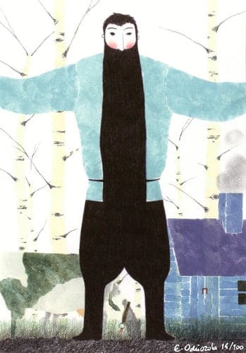 Ilustración ¿Cuánta tierra necesita un hombre? - LEV TOLSTÓI • 2012