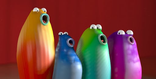 Blob Opera - Four colourful Al blobs who sing opera.
Drag them up and down to change pitch.
They harmonise with each other in real time. You conduct an opera with no musical knowledge.
Drag any blob up = higher pitch, down = lower
Drag left and right to change the vowel sound, All four harmonise automatically with each other
