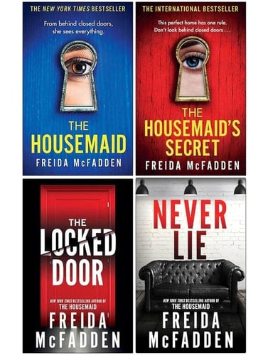 Freida McFadden 4 Books Set (Never Lie, The Housemaids Secret, The Locked Door & The House maid) - Freida McFadden · 2023