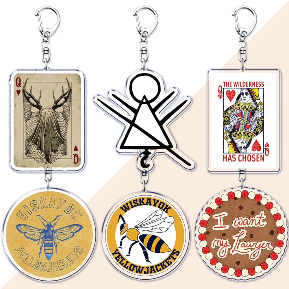 Yellowjackets Keychain for Accessories Bag Jackie Taylor Natalie Scatorccio Shauna Shipman Keyring Jewelry Fans Friends Gifts - AliExpress 36