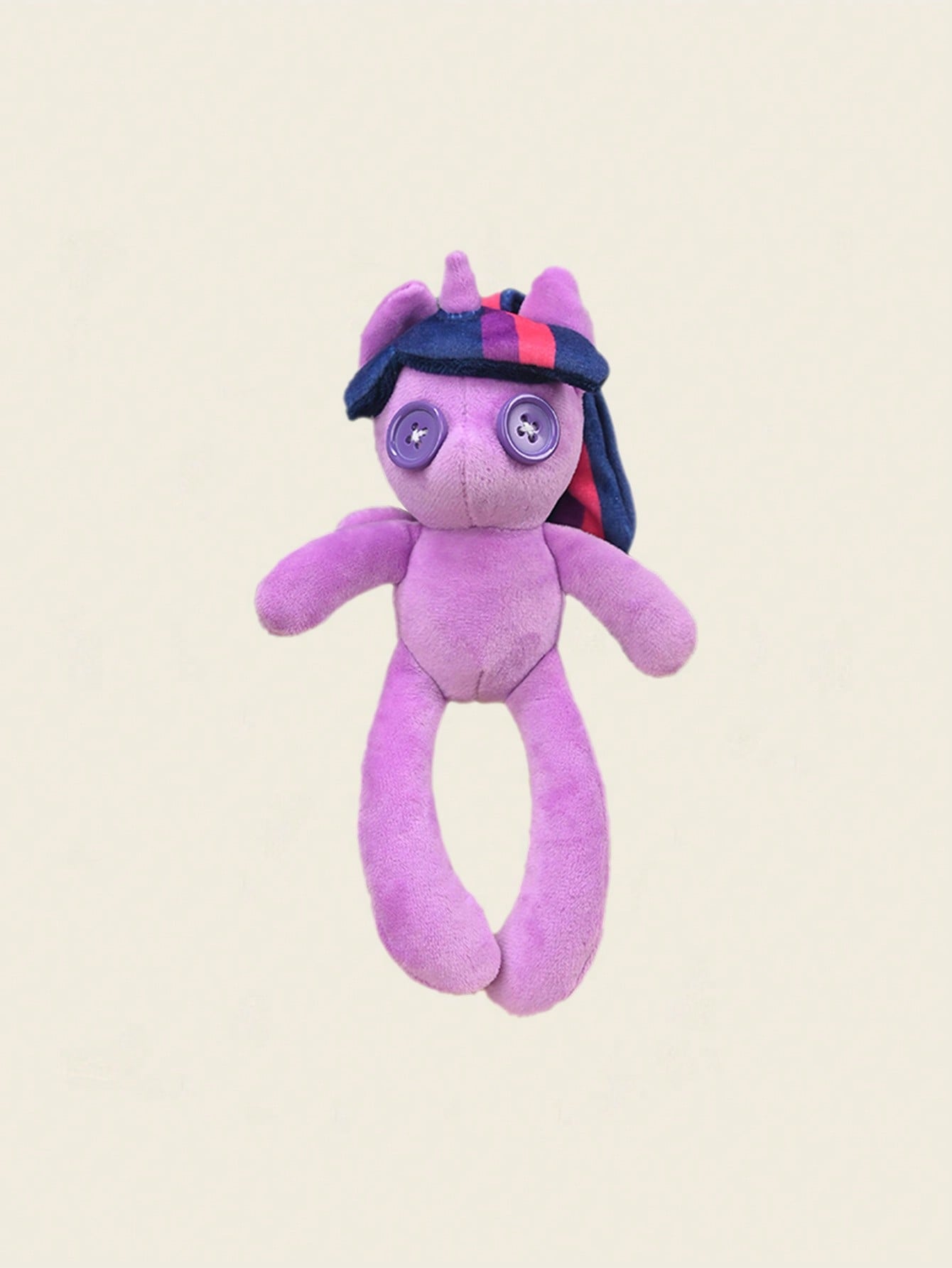 Hasbro Adorno colgante de peluche - Serie Noche de Hearth’s Warming, Twilight Sparkle, 18 cm, muñeca de peluche suave, decoración navideña, sorpresa de cumpleaños, regalo para fans