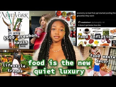food is the new luxury status symbol - Madisyn Brown