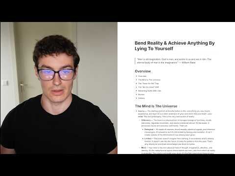 how to achieve anything by lying to yourself. - Daniel Barada