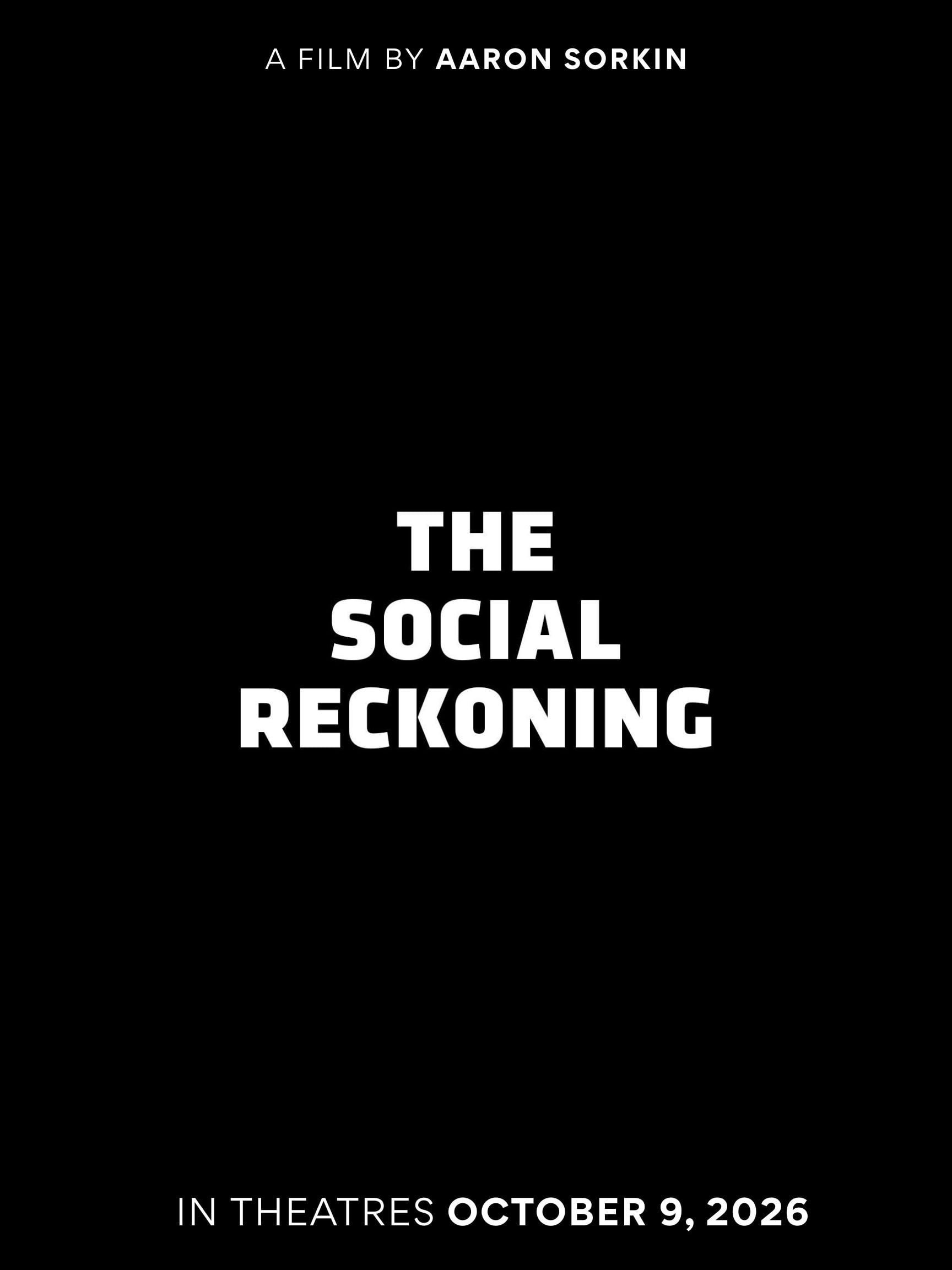 A Rede Social 2 - Aaron Sorkin · 2026