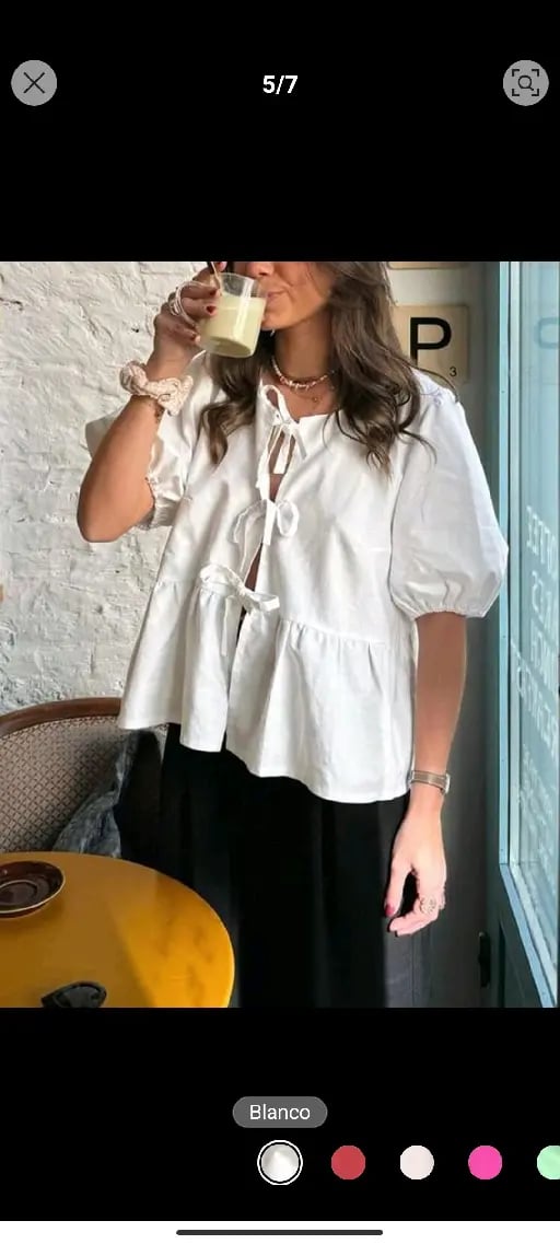 Blusa moños