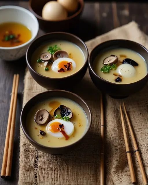 Chawanmushi - Flan de huevo al vapor