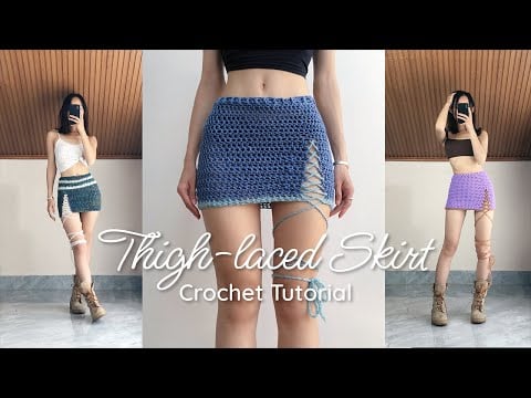 Skirt with leg lace - ABoC Studio
