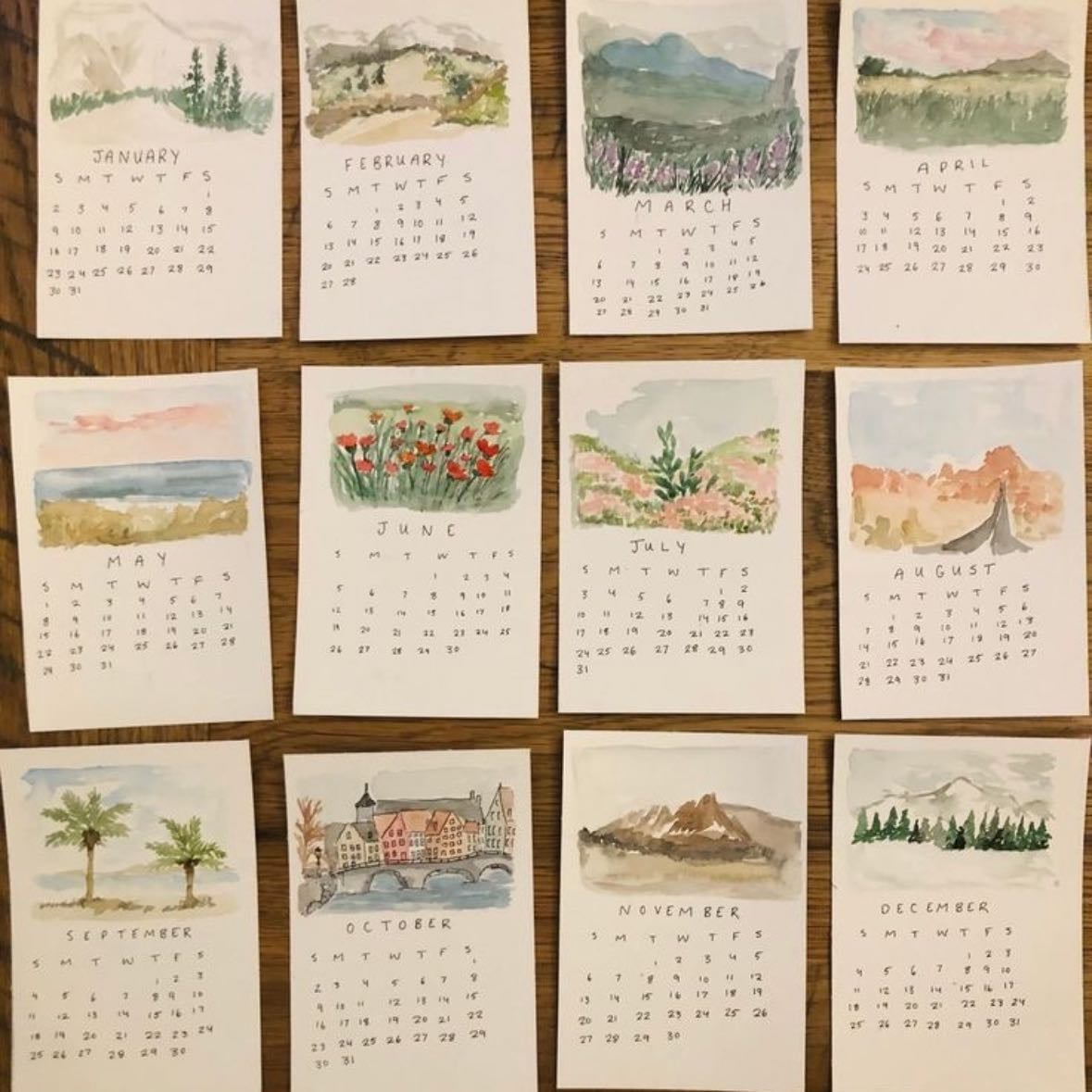 Calendario personalizado para regalo tal vez - Me parece un regalo diferente y bonito