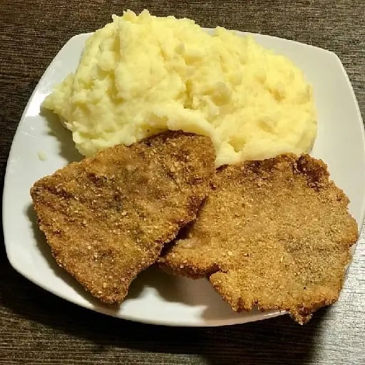 Milanesas con pure