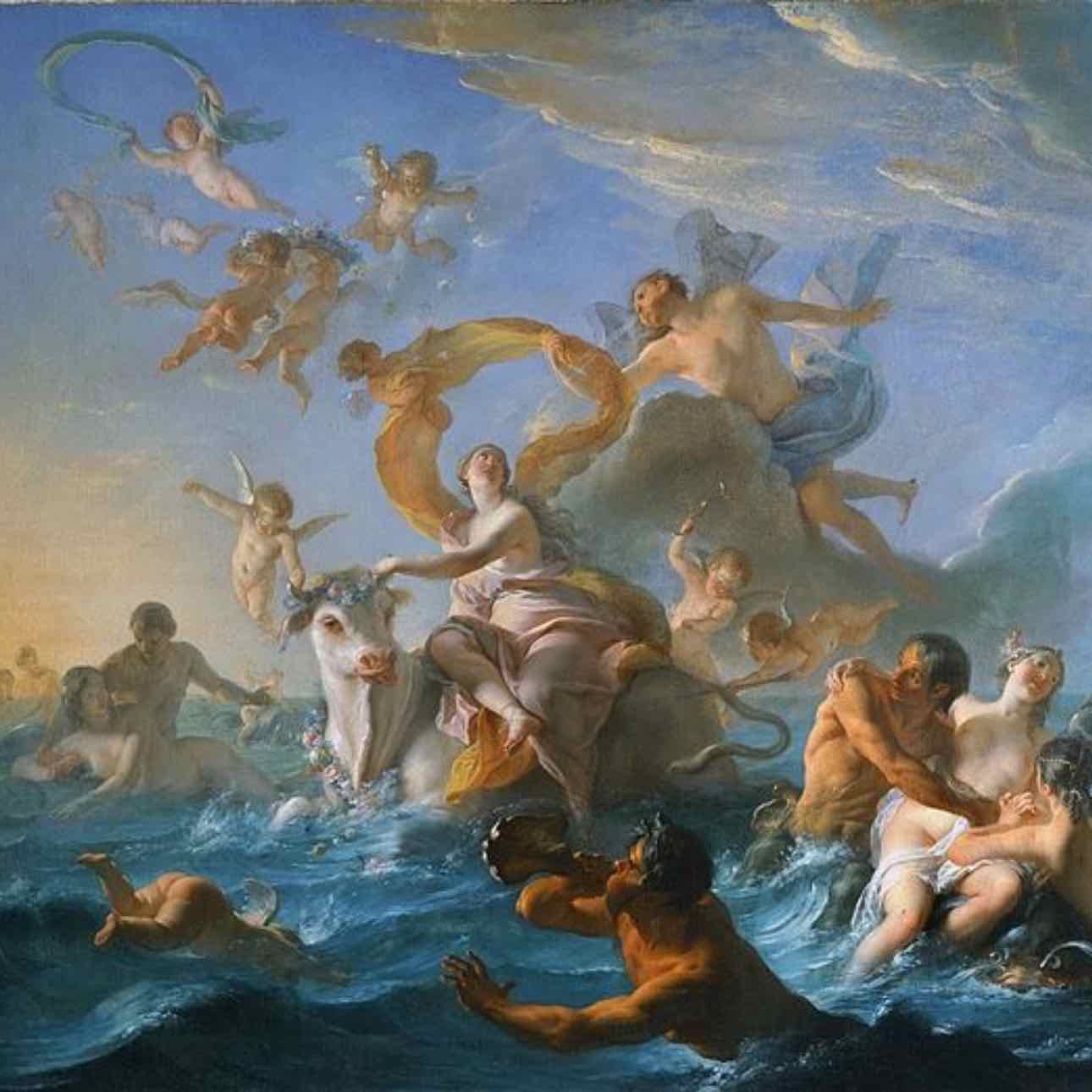 O rapto de Europa - Noël-Nicolas Coypel (1727)