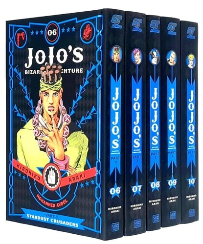 Jojos bizarre adventure part 3 stardust crusaders vol (6-8) collection 3 books set