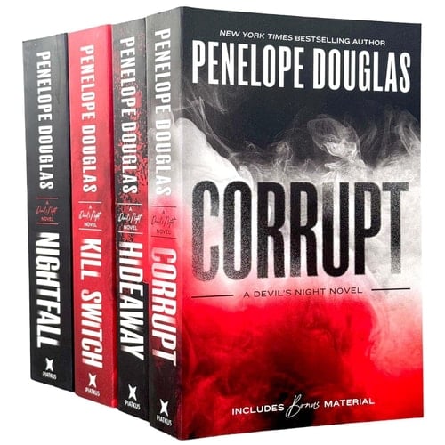 Devil's Night Series By Penelope Douglas 4 Books Collection Set (Corrupt, Hideaway, Kill Switch & Nightfall) - Penelope Douglas · 2025
