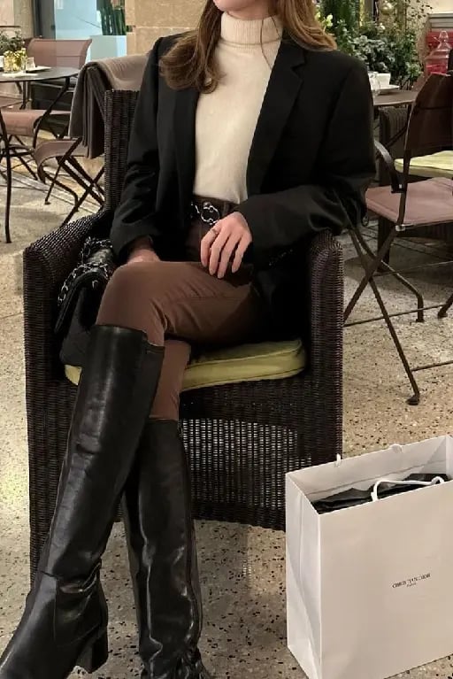 boots + skinny jeans