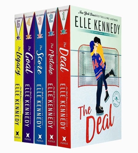 Off-Campus Series 5 Books Collection Set By Elle Kennedy (The Deal, Mistake, Score, Goal, Legacy) - Elle Kennedy · 2023