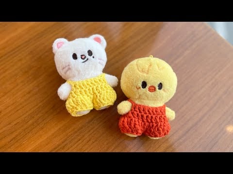 🎃 crochet doll pumpkin pants - 지니엄마 Jinny Crafts