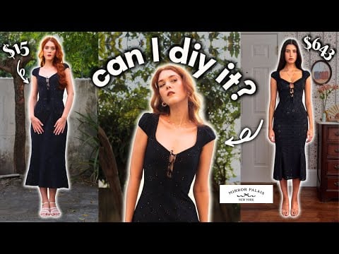 DIY romantic eyelet dress - LATINA FAIRY CORE (Mirror Palais inspired) patternmaking + sewing - Coraline Street