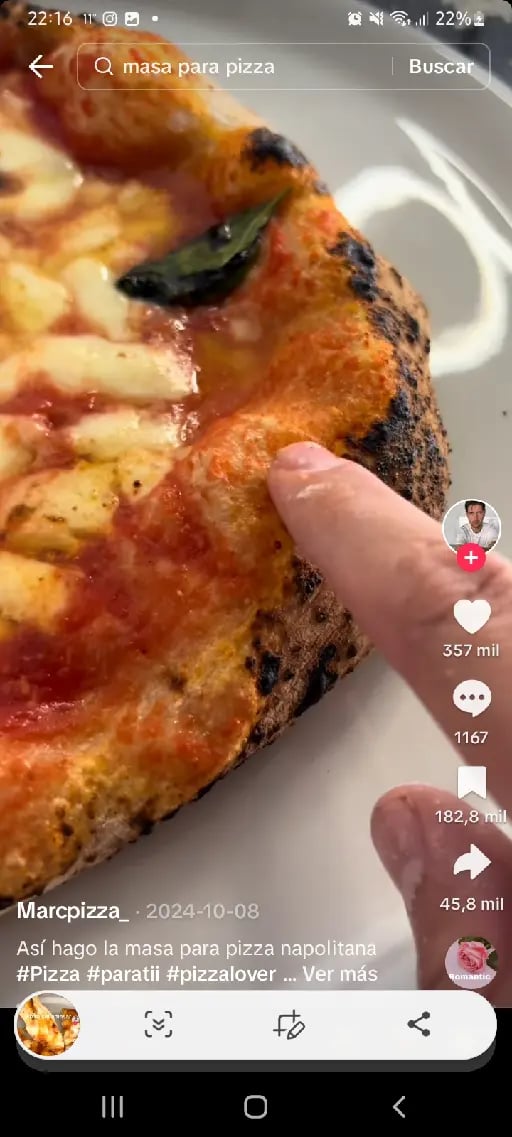 Masa para pizza napolitana - De Marcpizza_