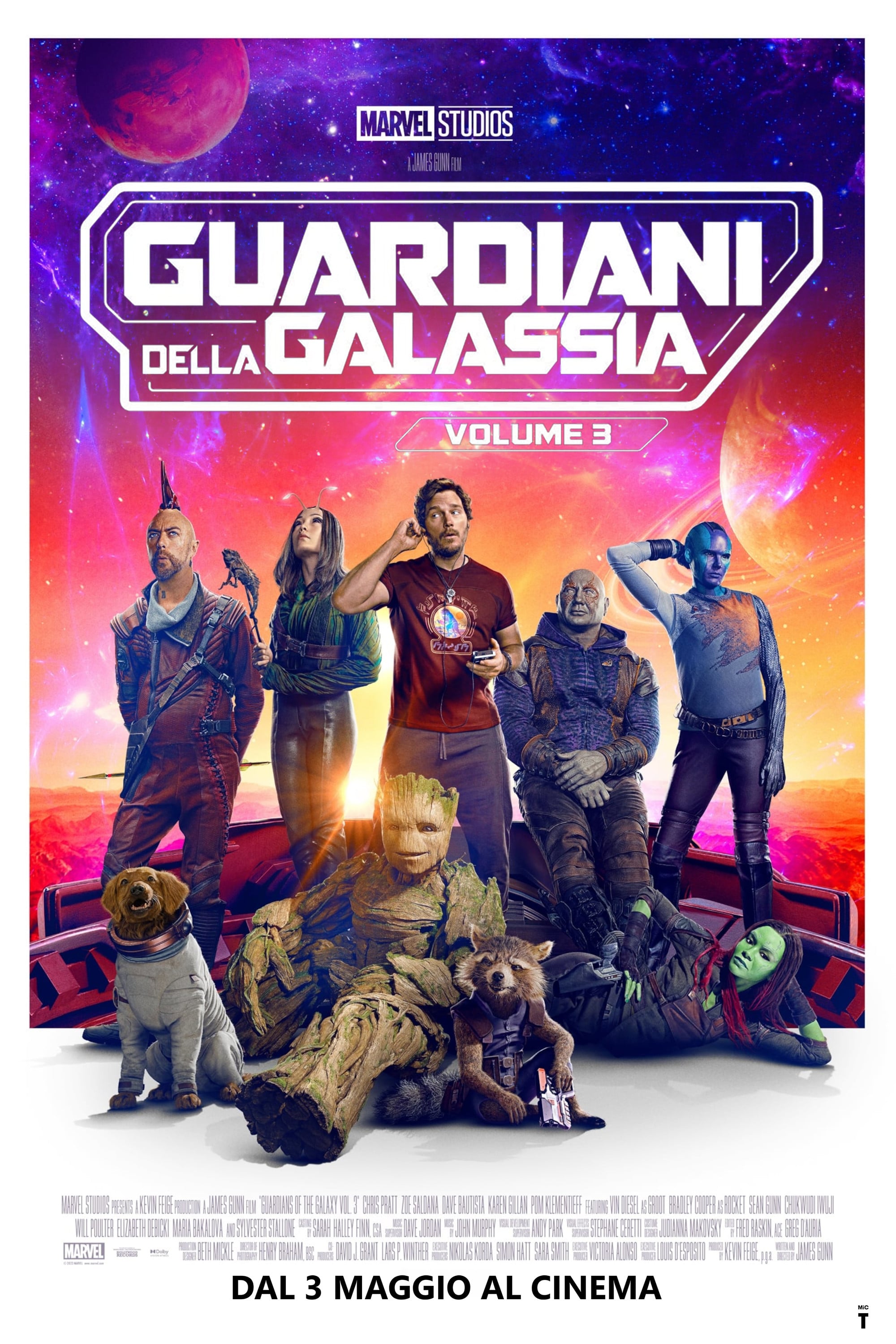 Guardiani della Galassia: Volume 3 - James Gunn · 2023