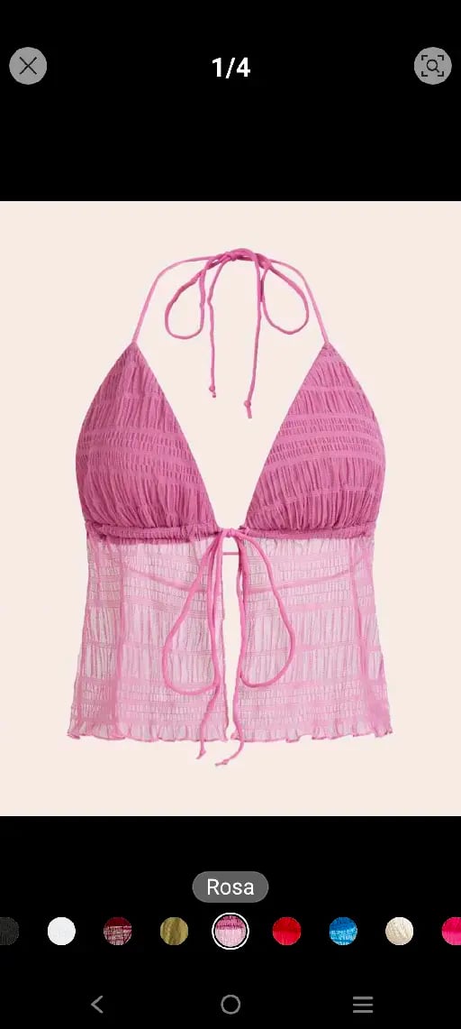SHEIN ICON Top halter unicolor de espalda abierta con cordón de malla
He descubierto los artículos más increíbles en SHEIN.com, ¡ve y echa un vistazo!
http://api-shein.shein.com/h5/sharejump/appjump?link=lp6QgIDDyiS_8&localcountry=ES&url_from=GM74033629289