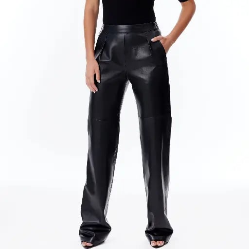 Leather trousers - I feel like these trouses are making a comeback this year