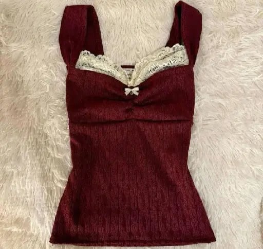 Lace trim tops - Omg I NEED these in a few color preferably.