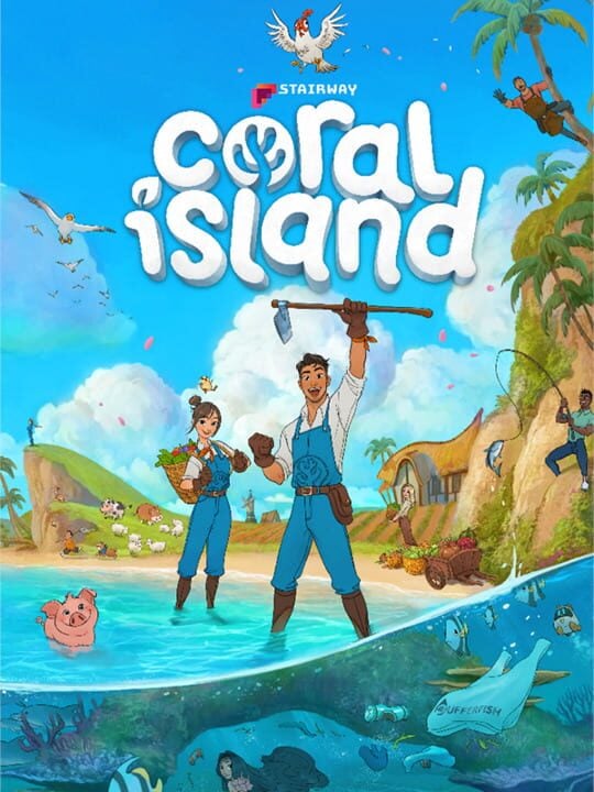 Coral Island - A farming and community sim that heavily emphasizes environmental policy and marine conservation. The central narrative conflict involves fighting against a mega-corporation attempting to exploit the island's natural resources for oil extraction while ignoring local ecological destruction and community protests.