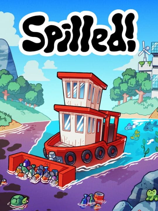 Spilled! - A short, cozy eco-cleaning game where you operate a boat recycling oil slicks and trash from polluted waters. It serves as a simple, direct environmental policy critique focused on micro-level maritime restoration and marine habitat preservation.