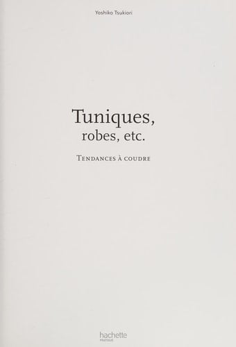 Tuniques, robes, etc. Tendances à coudre - Yoshiko Tsukiori · 2010