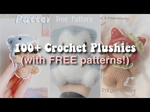100+ Crochet Amigigurumi Project Ideas with Free Patterns | Free Plushie Patterns and Tutorials - cute films