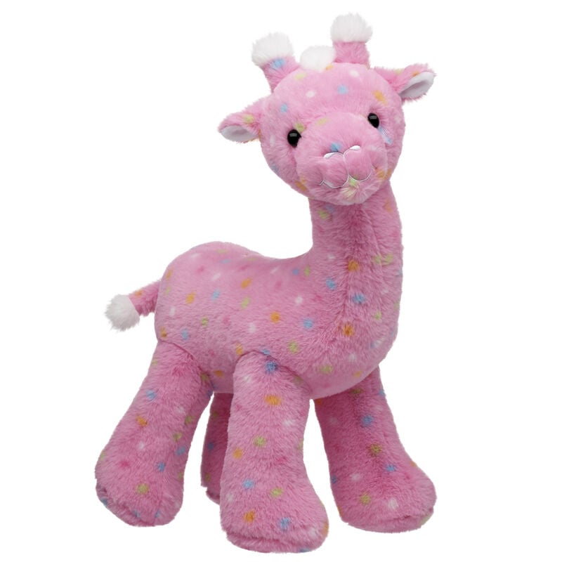 pink frosted animal cookie giraffe