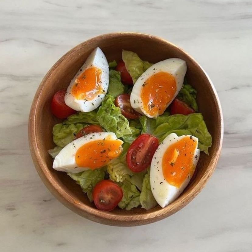 Egg salad - A delicious salad with an egg touch for your days