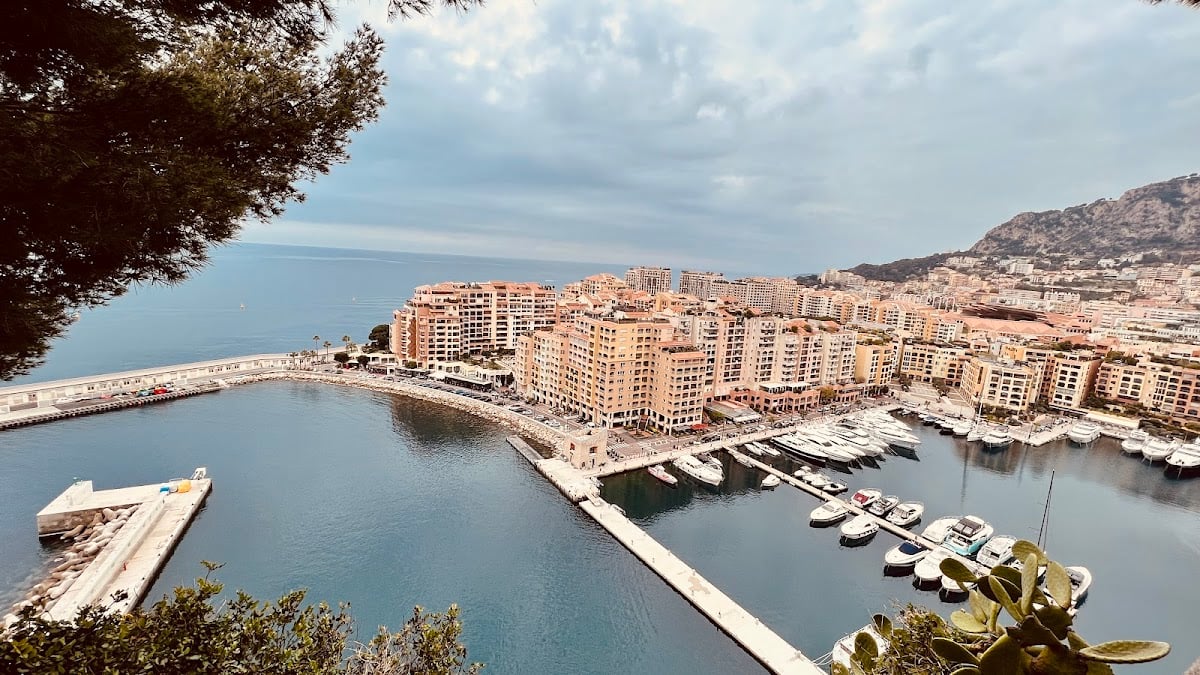 Port of Fontvieille viewpoint