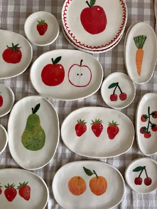 More painting plates