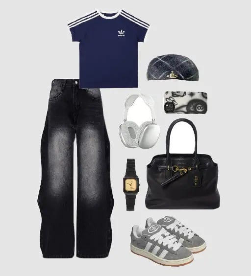Masculine-like streetwear. - Fashionable, cool person core and comfy.