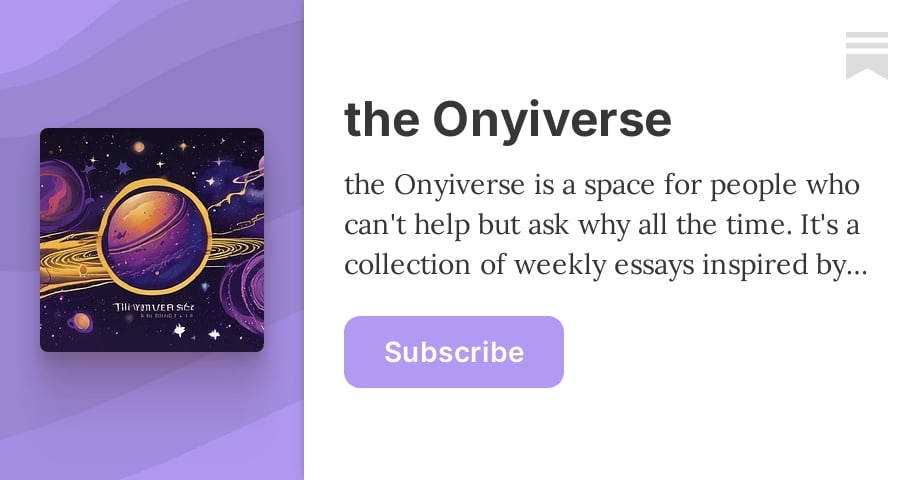 the Onyiverse | Substack