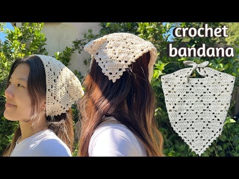 Bandana - Diamond Lace - VivCrochets