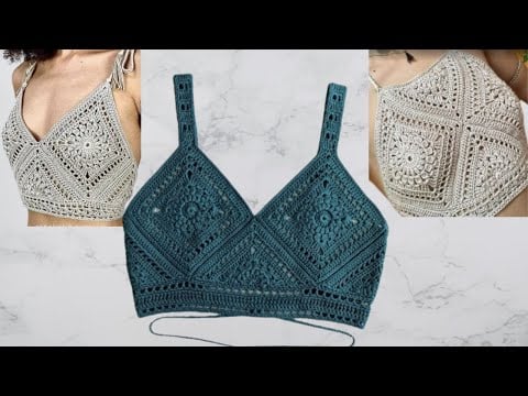Crop top (español) - esther y su mundo de crochet