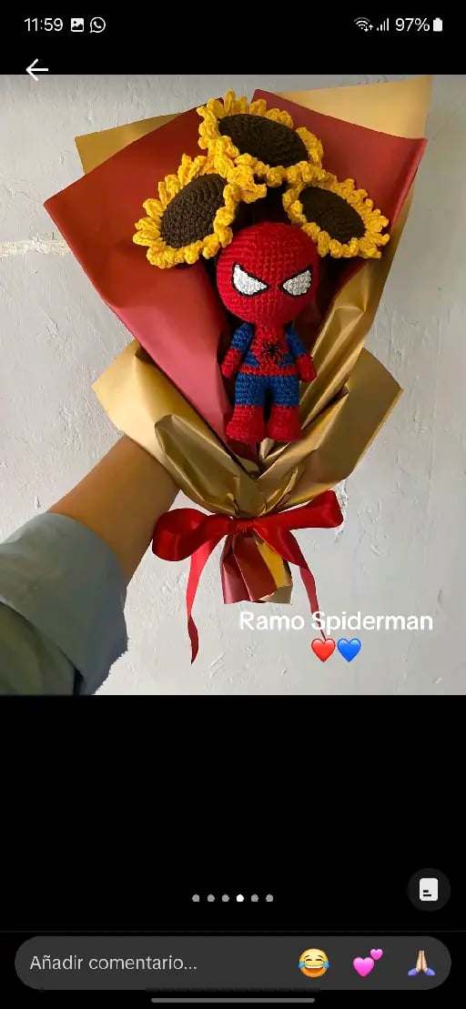 Ramo de crochet - Cual personaje que le guste