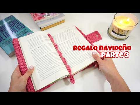 Funda para libros crochet 🥰 🎁 Idea para regalar en navidad - Crochet MC