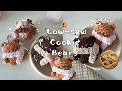 ๐ชHow to crochet cute winter cookie bears *quick & easy | A step by step beginner-friendly tutorial - chubbiesbyash๐