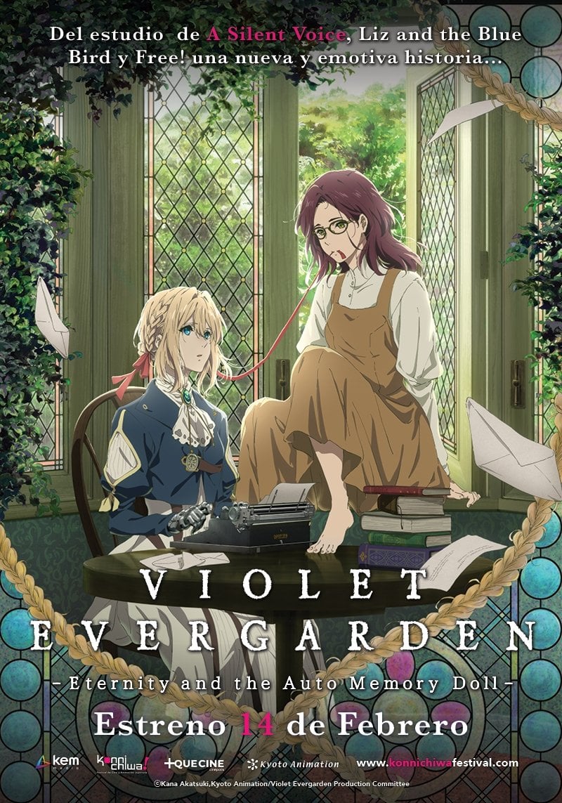 Violet Evergarden: La eternidad y la muñeca de recuerdos automáticos - Taichi Ishidate · 2019