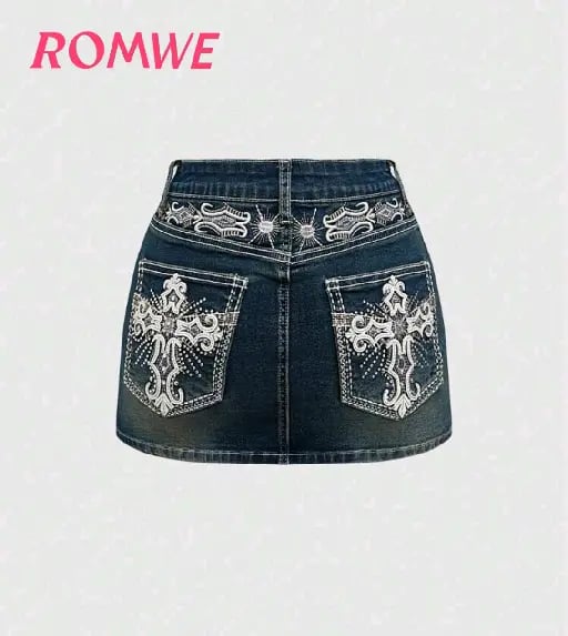 Denim skirt