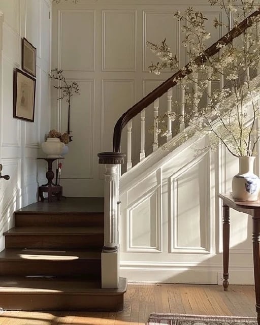 wooden stairs