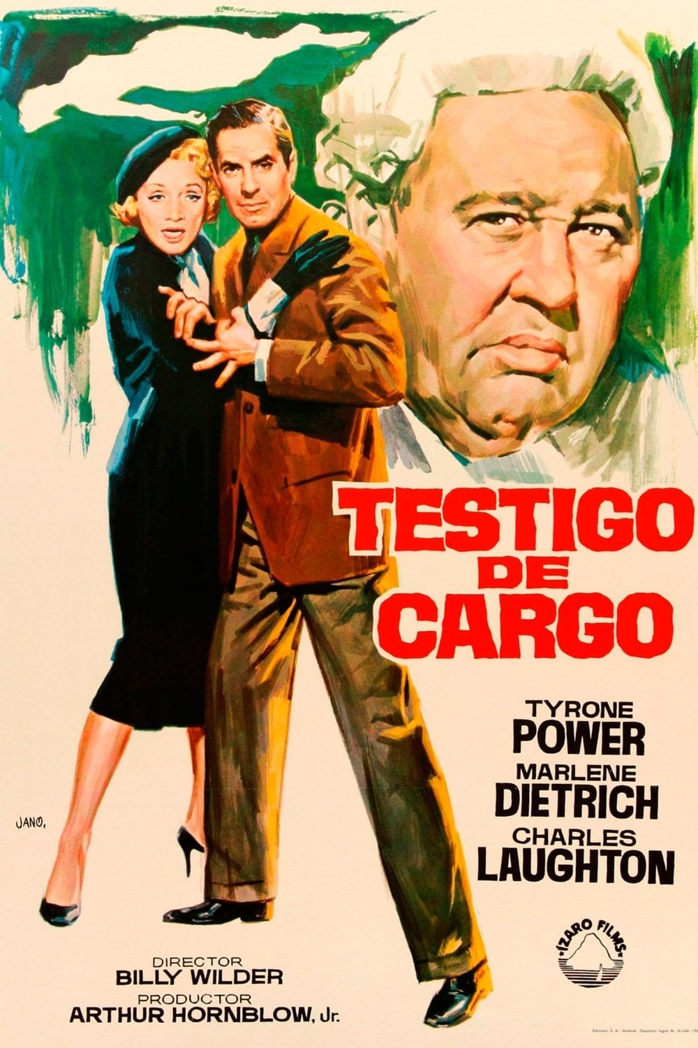 Testigo de cargo - Billy Wilder · 1957