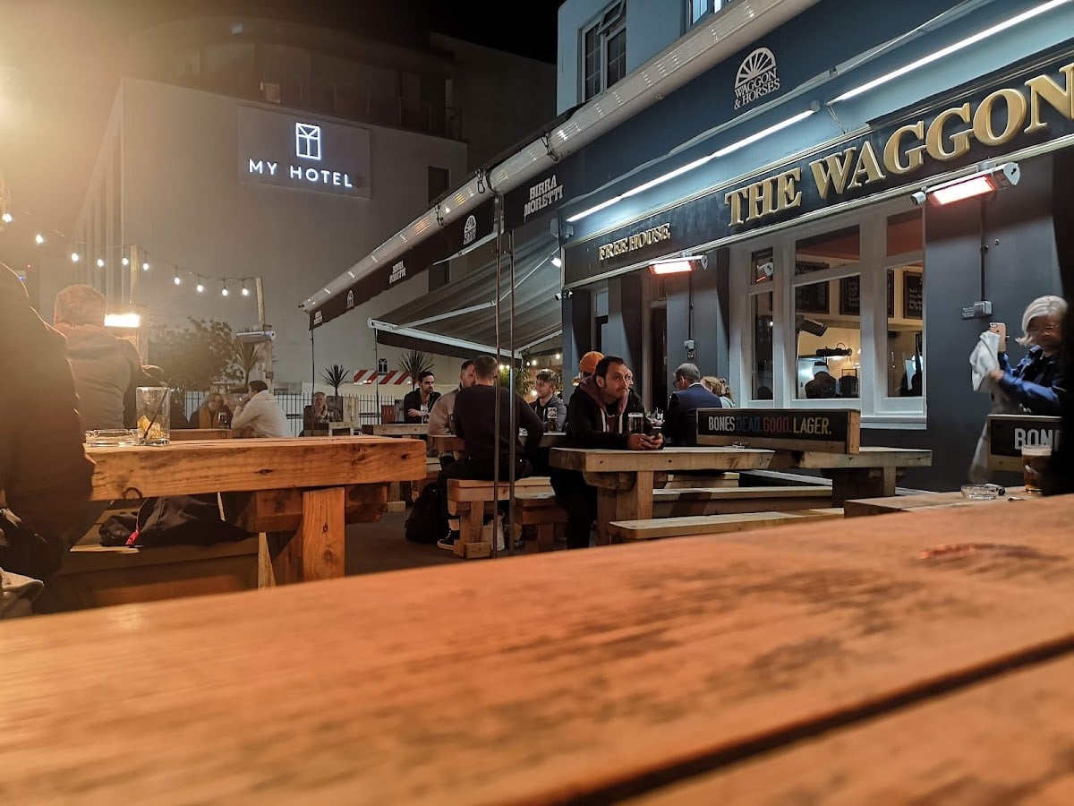 Wagon and Horses