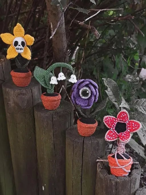Su flor favorita versión halloween