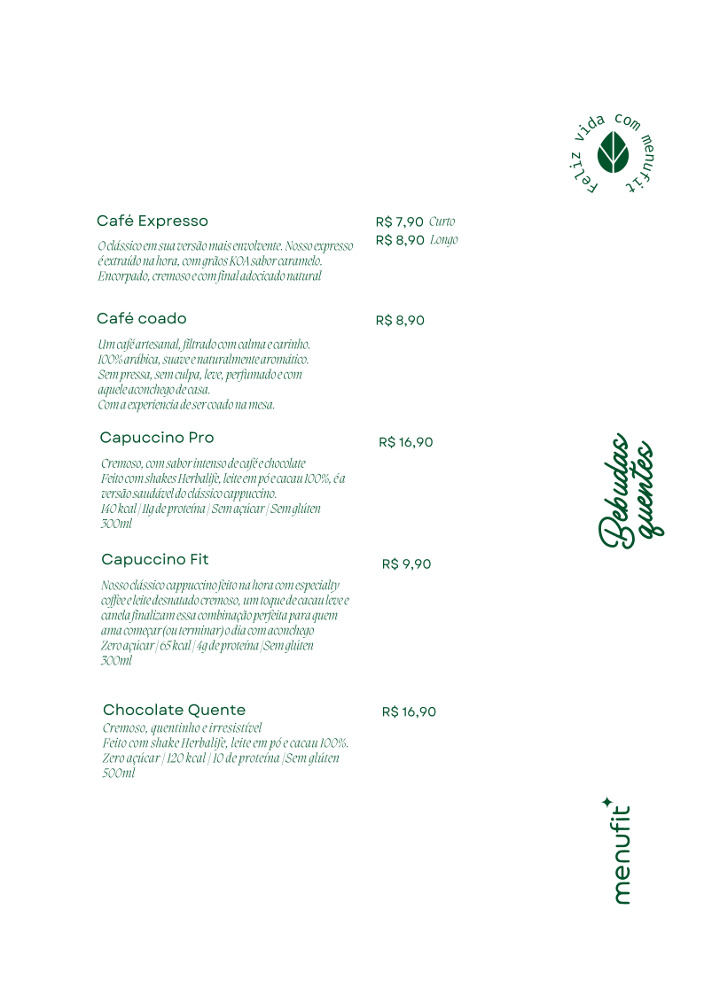 Menu Fit - delivery