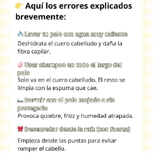 Lo peor que puedes hacer con tu cabello 💇🏻♀️🌑