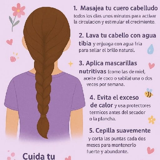5 tips para que tú cabello se vea abundante y brilloso ✨️