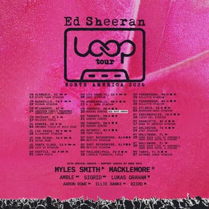 Ed Sheeran - The LOOP 2026 Tour Setlist - Playlist